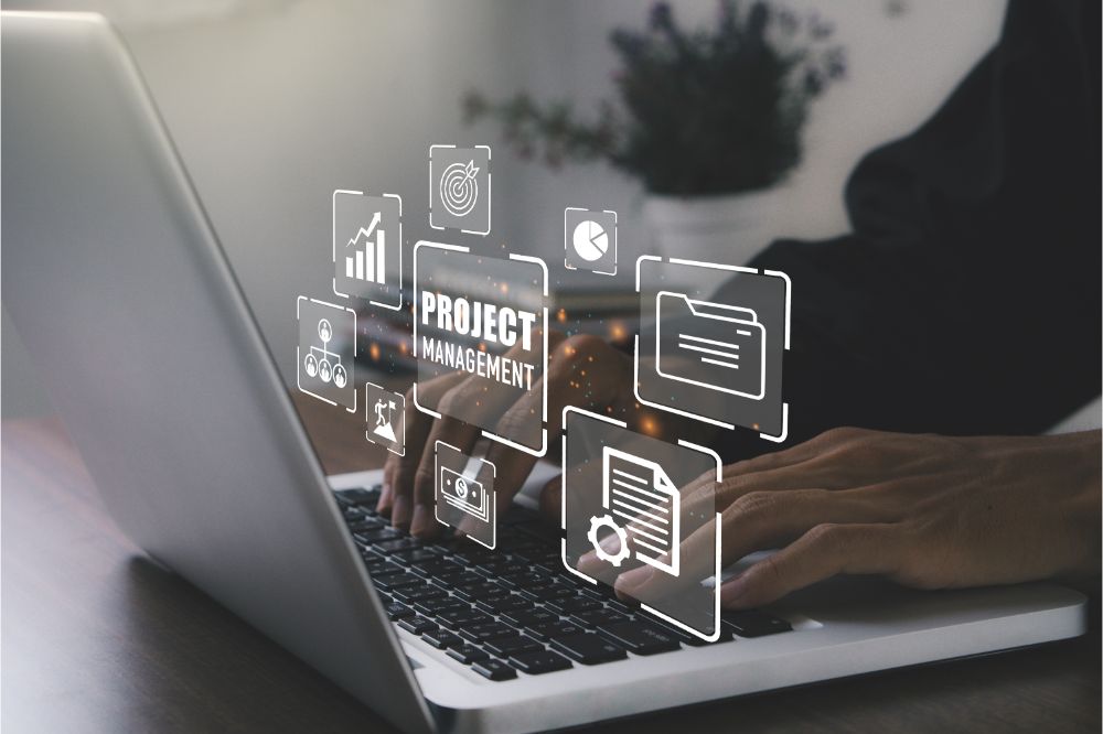 Project managers streamline tasks and progress progress planning 