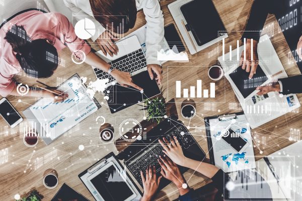 Imaginative visual of business people and financial firms staff importance of personalization in digital marketing